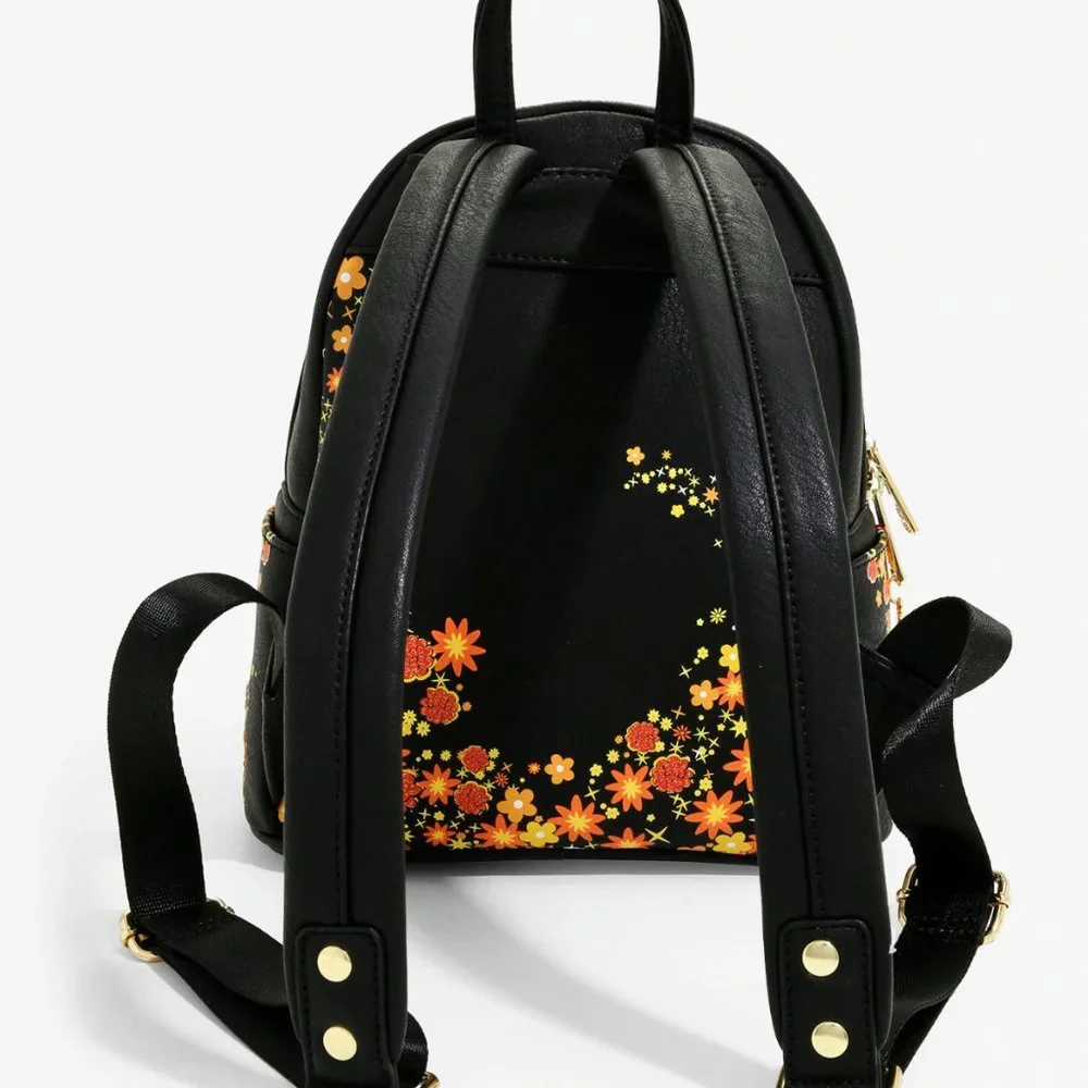 Loungefly Disney Pixar Coco Remember Me Mini Backpack Embroidered Floral Bag - Picture 4 of 5